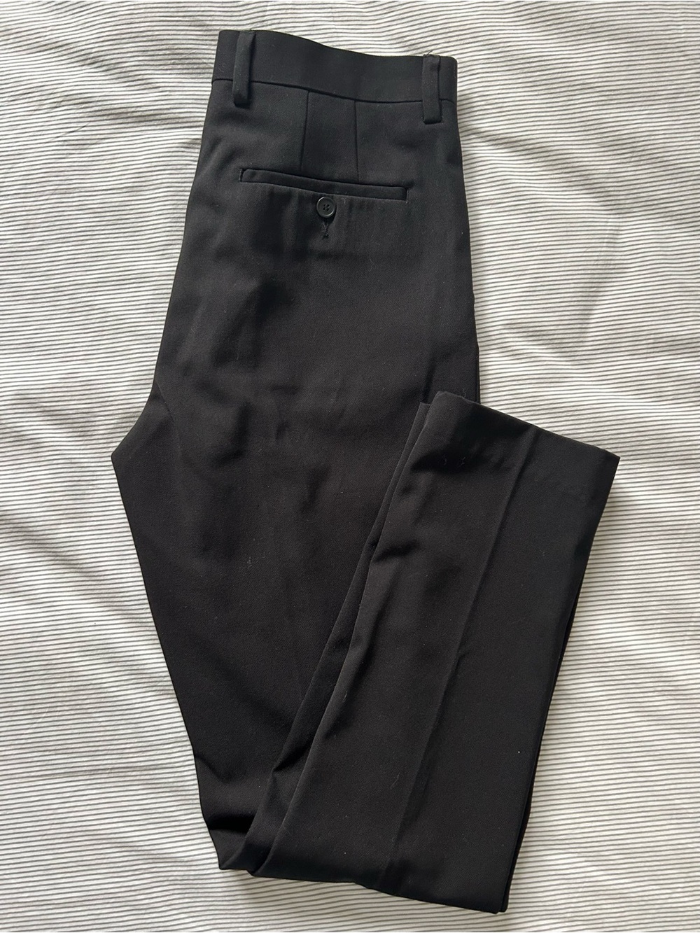 H&M Black Men's Dress Trousers — Slim Tailored Fit